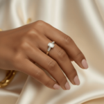 18 karaat bicolor ring met diamant