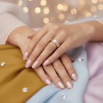 Bicolor gouden cachet ring