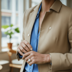 18 karaat bicolor ring met diamant