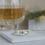 18 karaat bicolor ring met diamant