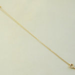 Gouden collier en zirkonia harten sleutelhanger