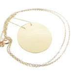 Gouden hanger met ketting