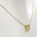 Gouden ketting met U hanger