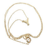 Gouden ketting met Y hanger