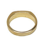 Tricolor gouden cachet ring