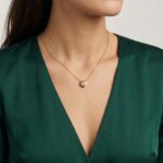 14 karaat geel gouden ketting hart