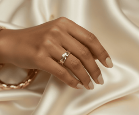 14 karaat Christian gouden zirkonia ring