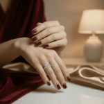 Wit gouden ring met Swarovski zirconia