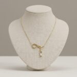 Gouden fantasie zirkonia hanger