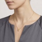 Gouden ketting met S hanger