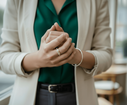 Atelier Christian bicolor swinging ring met briljanten
