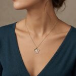 Gouden zirkonia ster hanger