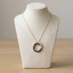 Gouden dubbele zirkonia hangers