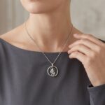 Wit gouden ketting met hanger