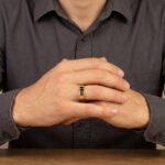 14 karaat gouden onyx zegelring