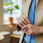 Zilveren ring met toermalijn