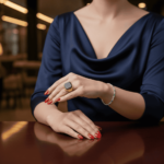 Gouden zegelring met onyx