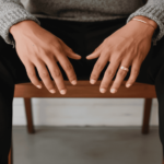 Geel gouden diamanten cachet ring