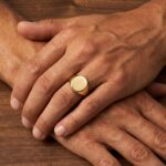 14 karaat Christian gouden cachet ring