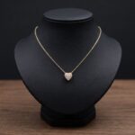 14 karaat gouden ketting hart