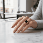 Christian gouden onyx ring