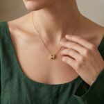 Gouden ketting met R hanger