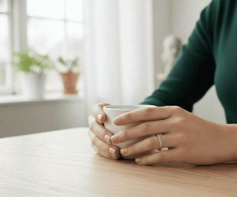 Christian wit gouden torsring