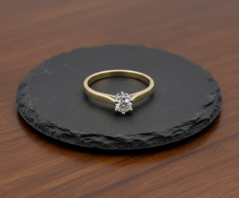 Christian bicolor gouden verlovingsring