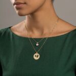 Gouden baby voet en hand hanger