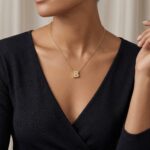 Gouden ketting met B hanger