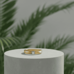 Christian bicolor gouden ring