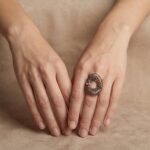 Zilveren ring met toermalijn