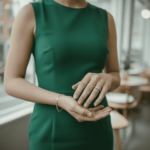 Wit gouden ring met topaas en diamanten