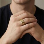 14 karaat gouden cachet ring