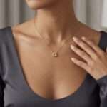 Gouden ketting met G hanger
