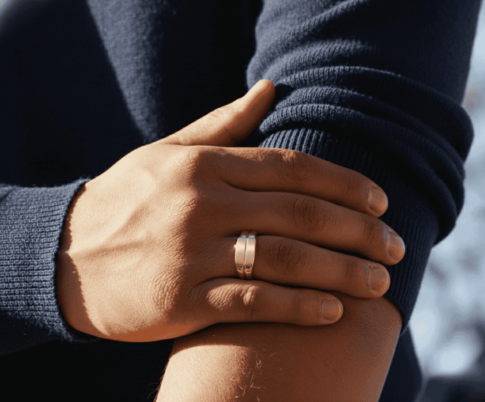 Christian gouden cachet ring