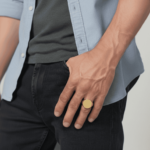 Christian 14 karaat gouden cachet ring