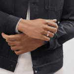 14 karaat geel gouden onyx zegelring