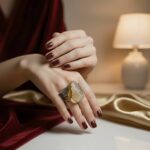 Zilveren ring met ruwe kwarts