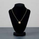 Gouden ketting met G hanger