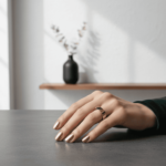 Gouden onyx zegelring