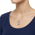 Wit gouden ketting met hanger