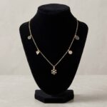 14 karaat gouden zirkonia bedelketting