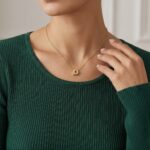 Gouden ketting met D hanger