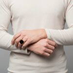 Geel gouden heren zegel ring met onyx