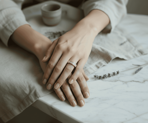 Gouden zirkonia ring