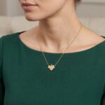 14 karaat herfst blad hanger