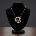 Gouden zirkonia sterren hanger