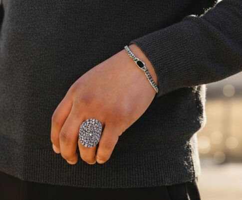 Zilveren zirkonia ring