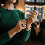 Geel gouden zegelring met onyx